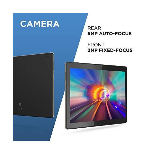 Lenovo Tab M10 10.1 Inch HD Tablet – (Quad Core 2.0GHz, 2 GB RAM, 16 GB eMMC, Android Pie) – Slate Black