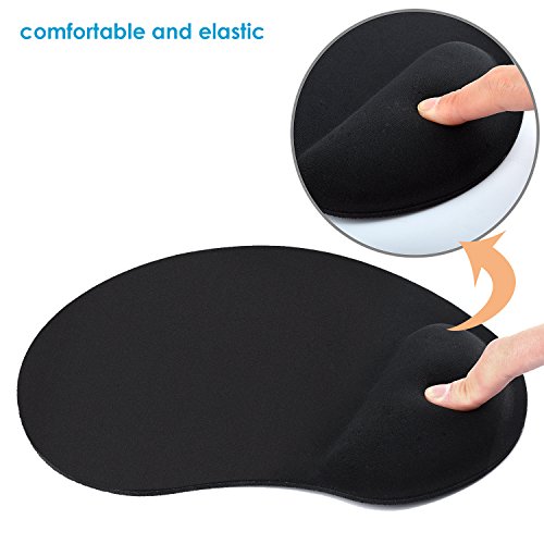 image for Ktrio Gel Mouse Pad with Wrist Rest, Mousepad with Wrist Support Wrist