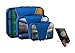 Packing Cubes - 4 pc Set Luggage Organizer - Bonus Shoe Bag Included - By Bingonia Travel Accessories - Blue