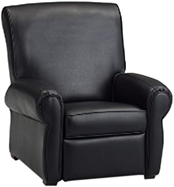Dozydotes Big Kids Recliner Black Leather DZD11949