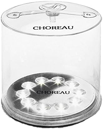 Choreau Inflatable Solar Light Survival Emergency Lantern Outdoor Waterproof Rechargeable LED Flashlight for for Camping, Patio, Hiking, Fishing, Party.
