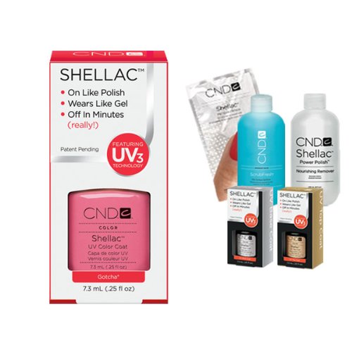 CND Shellac Starter Kit Manicure and Pedicure Set, Gotcha