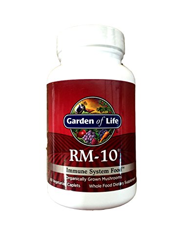 UPC 658010111225, Garden of Life Organic Fermented Mushroom Complex - RM-10 Immune System Supplement with Selenium, Vegetarian, 60 Caplets