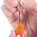 Makartt Safety Nail Drill Bit Gold Carbide Carbide Bit Medium Round Gold Nail Art Tools Nail File Bit Remove Gel Polish Dip Powder Nail Extension Gel Drill Bit 3/32