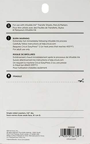 3 Cricut+Coaster+Blanks+Ceramic+Infusible