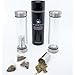 SilverOnyx Tea Infuser Bottle - Insulated Glass Tumbler Double-walled w/Stainless Steel Strainer Mesh Filter for Loose Leaf or Ice Tea, Brew Coffee, Juice, Portable & Leak Proof - 14oz Infuser