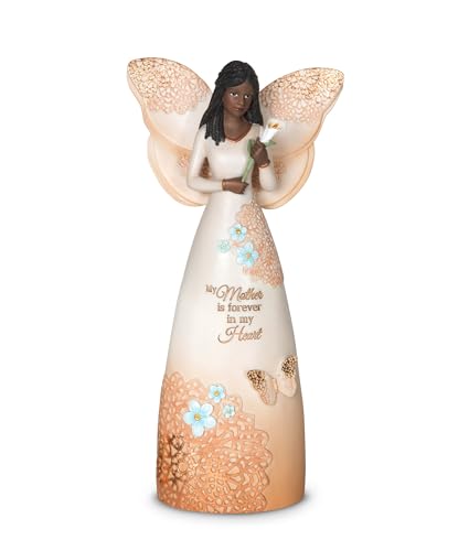 Pavilion Gift company 19100 Mère est Toujours dans Mon cœur Ébène Figurine Ange, 22,9 cm