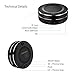 LENRUE Bluetooth Speakers, Portable Wireless Mini Speaker. Built-in-Mic and TF Card for iPhone, iPod, iPad, Phones, Tablet, Echo dot (Black)