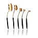 Kingstar Bigger Oval Plating Rose Golden Makeup Brush Cosmetic Foundation Cream Powder Blush Makeup Tool(Big Blush Brush) (5pcs Golden)