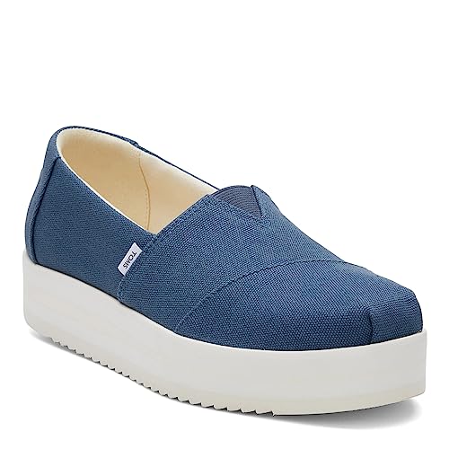 Toms Damen Alpargata Midform Loafer Flat, Majolika Blau,42 EU