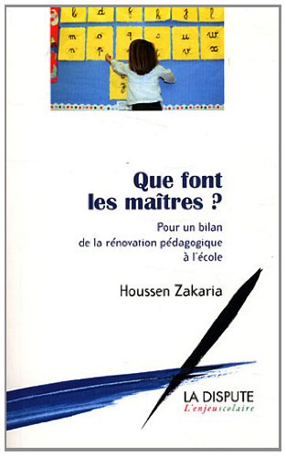 Que font les maîtres ?