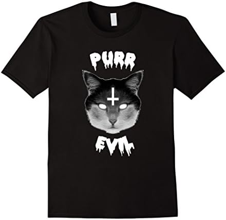 Men's Cats Are Purr Evil Large Black
