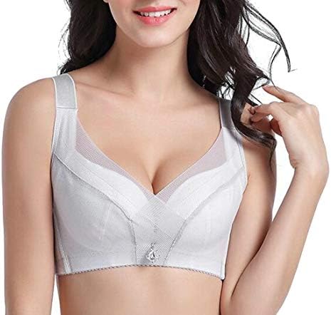 WSPLYSPJY Women Empress Bralette Lightly Padded Soft Cups Wireless Bra