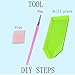 Ingzy 5D Diamond Painting Kits By Numbers DIY Full Diamonds Cross Stitch Wall Sticks,Dandelion(30x30CM/12