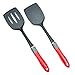Latest 2-pc Kitchen Spatula Set - Multipurpose Solid And Slotted Spatulas -Nylon Utensils That Never Scratch Nonstick, Enamel, Teflon, Glass Pots And Pans