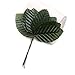 Leaf 120pcs 5cm Nylon Silk Green Leaves Artificial Flower for Wedding Decoration DIY Wreath Gift Scrapbooking Craft Fake Flower (Green)