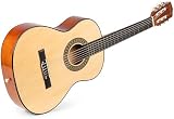MAX SoloArt Junior 3/4 Starter Acoustic Guitar Kit Natural Wood for Kids view 10