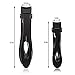 Ever Store Nail Clipper Fingernail &Toenail Clipper with Sharp and Sturdy Blade Surgical-Grade Stainless Steel Nail Set with 15mm Wide Jaw Opening for Thick Nails -Black