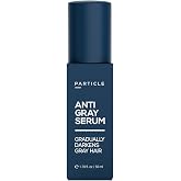 Particle Anti-Gray Serum for Men &ndash; Gradually Reduces Gray Hair on Head &amp; Beard Without Dye &ndash; Natural Gray Reduction with Silverfree&trade;, Vitamin A, Melitane &amp; Allantoin &ndash; Peroxide &amp; Ammonia Free