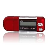 4GB MP3 USB Music Player Voice Recorder FM Radio Red