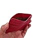 Run Baby Sleek, Slim Wallet for Men & Women. Best for Sports & Travel (red)