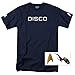 Star Trek Discovery Disco Cosplay Adult T Shirt and Stickers (Large)