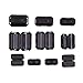 Teenitor 24 Pieces Clip-on Ferrite Ring Core RFI EMI Noise Suppressor Cable Clip for 3mm/ 5mm/ 7mm/ 9mm/ 13mm Diameter Cable.