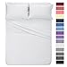 HOMEIDEAS 4 Piece Bed Sheets Set (Full, White), 1800 Bedding Soft Brushed Microfiber Luxury Sheets, Deep Pockets, Easy Care, Wrinkle & Fade Free