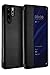 Umhlaba P 30 Pro Case Compatible with Huawei P30 Pro Phone Cover Huwai P30pro Pro30 Flip Smart View Kickstand Rugged Protective Bumper 6.47 inch (Black)
