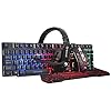 Marvo-Scorpion-CM375-4-in-1-Gaming-Starter-Kit Marvo CM375 4 in 1 Gaming Peripheral Set - 7 Colour Backlit Keyboard, 3200dpi Optical RGB Mouse, S Size 287mm x 244mm…