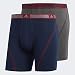 adidas Men's Athletic Stretch Cotton Boxer Brief Underwear (2-Pack) primary
