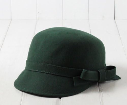 Amazon ナミキ Namiki ウールフェルトリボンキャスケット 81 604 グリーン 乗馬帽 ワークキャップ マリンキャップ ハット レディース 女性 秋冬 帽子 キャスケット ハンチング帽 通販