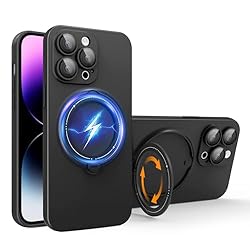 SKYLMW Rotatable Ring Stand Case for iPhone 14 Pro