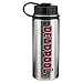 Vandor Marvel Deadpool 18 Ounce Vacuum Insulated Stainless Steel Bottle, Silver/Red