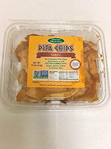 Doctor Hummus' Thin Garlic Pita Chips (11 oz) - Thumbnail 3