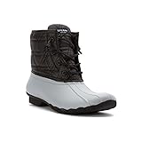 Sperry Top-Sider Women's Saltwater Ballistic Quilted Grey/Black Boot