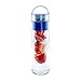 Flexwear Fruit Infuser Water Bottle, 750ml/24oz (Blue)