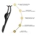 Professional Magnetic False Eyelashe Extension Applicator | Fake Lash Remover (Black) Tweezer Nipper Multifunction Stainless Steel Auxiliary Clip | Fake Lash Application and Removal Beauty Makeup Tool