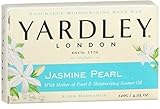 Yardley London Jasmine Pearl Bar Soap, 4.25 oz (Pack of 6)