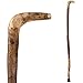 Brazos Rustic Wood Walking Cane, Hardwood, Root Style Handle, for Men & Women, Made in the USA, 37