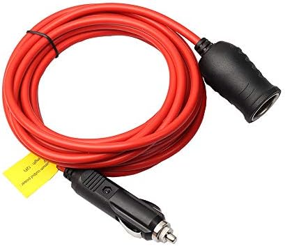 Xmdirect 12v 24v シガーソケットコンセント電源アダプタ延長ケーブル 3 6m 15a 250vヒューズ シガープラグ オス メスソケットプラグリード線 扇風機 車用の掃除機 空気清浄機など用 日本未発売 空気入れ