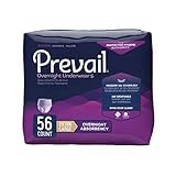 Prevail Overnight Absorbency Incontinence Underwear for Women (Extra Large, 56 Count)