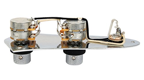 920D Fender '62 Jazz Bass Guitar Loaded Concentric Control Plate Chrome/Black