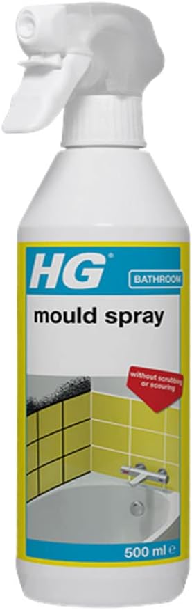 HG Mould Spray & Remover 500ml for Kitchen & Bathroom Tiles & Grout