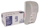 Tork 555620 Elevation High Capacity Bath Tissue Dispenser, Plastic, 14.2
