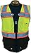 Shine Bright Safety Vest - High Visibility with Reflective Straps and Pockets – Premium, Soft, Durable, and Breathable – ANSI CLASS 2 (Size Large, Black)