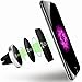 Car Mount, Vena AIR-M Universal Air Vent [Magnetic | 2 Plates] Aluminum Car Mount Holder for iPhone 7 6S 6 Plus 5 SE, Galaxy S7 S6 Edge S5, Google Pixel/XL, LG G5 G4 Smartphones