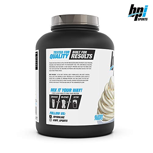 image for BPI Sports Best Protein - 100% Whey Protein Blend - Muscle Growth, Rec