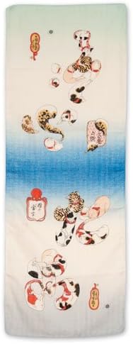 Amazon Co Jp 国芳の浮世絵ふんわりてぬぐい蛸とふぐ 服 ファッション小物