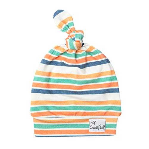 Baby Beanie Hat Top Knot Stretchy Soft 